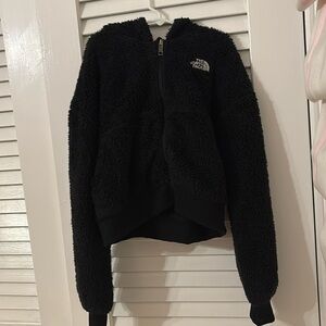 North Face Black Zip up Hoodie